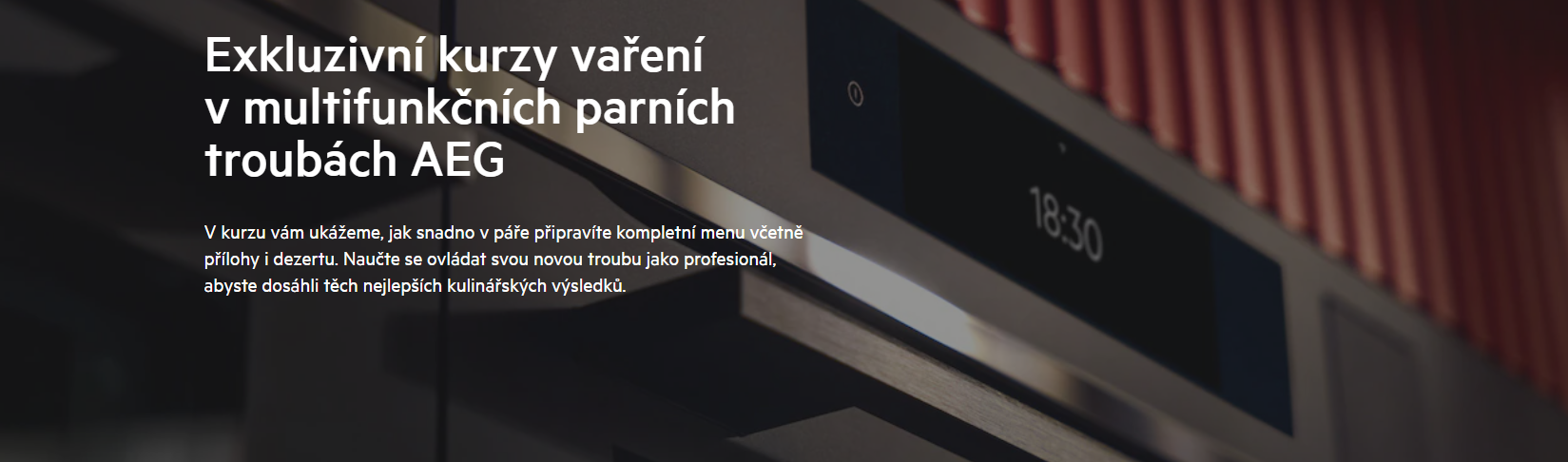 Exkluzivní kurzy vaření v multifunkčních parních troubách AEG